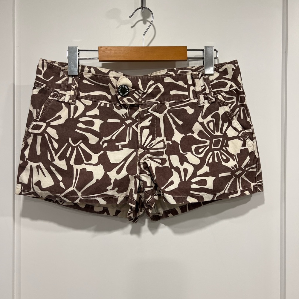 Brown Floral Women's Shorts, GAP NWOT